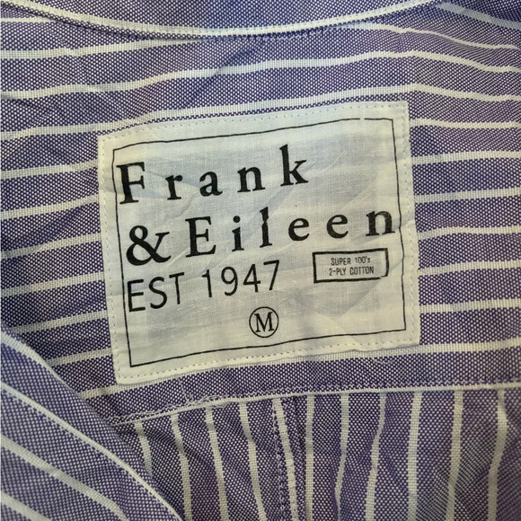 Frank & Eileen Purple Striped Women's Top - Picture 3 of 9